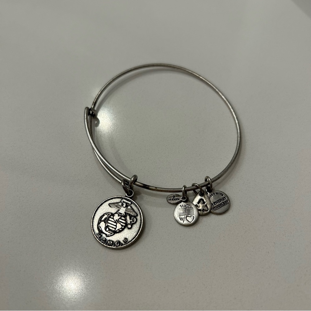 Alex and ani USMC bracelet